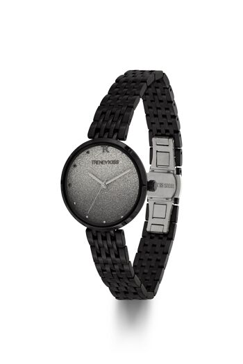 TM10128-02 - Montre femme analogique Trendy Kiss - Bracelet acier inoxydable - Aya 2