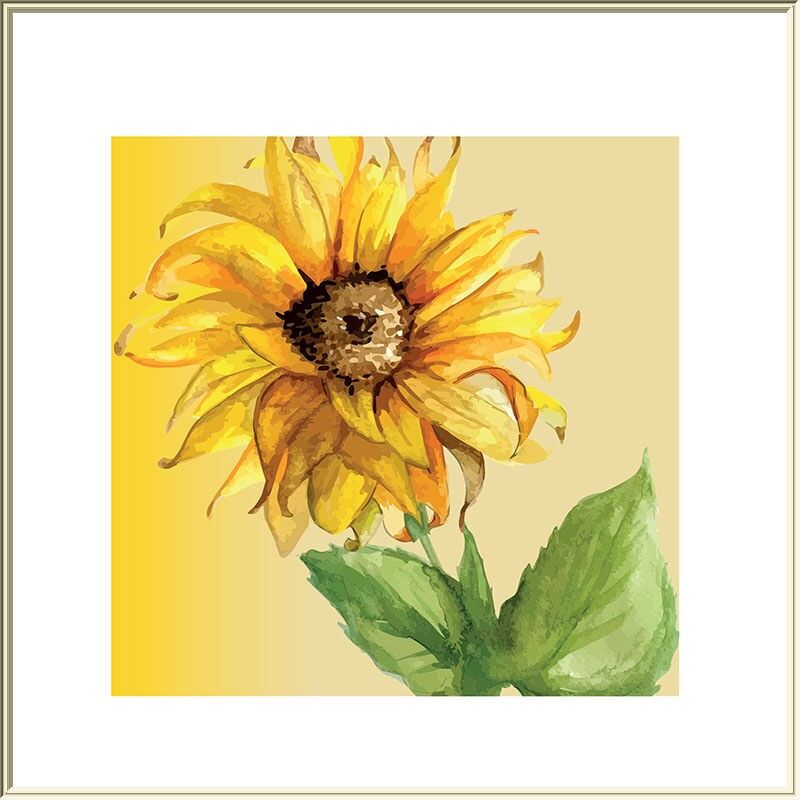 Einzelne Sonnenblume