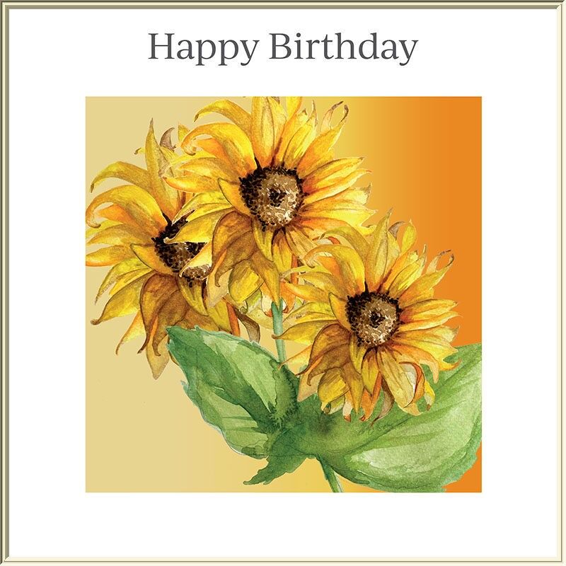 Sonnenblumen - Alles Gute zum Geburtstag