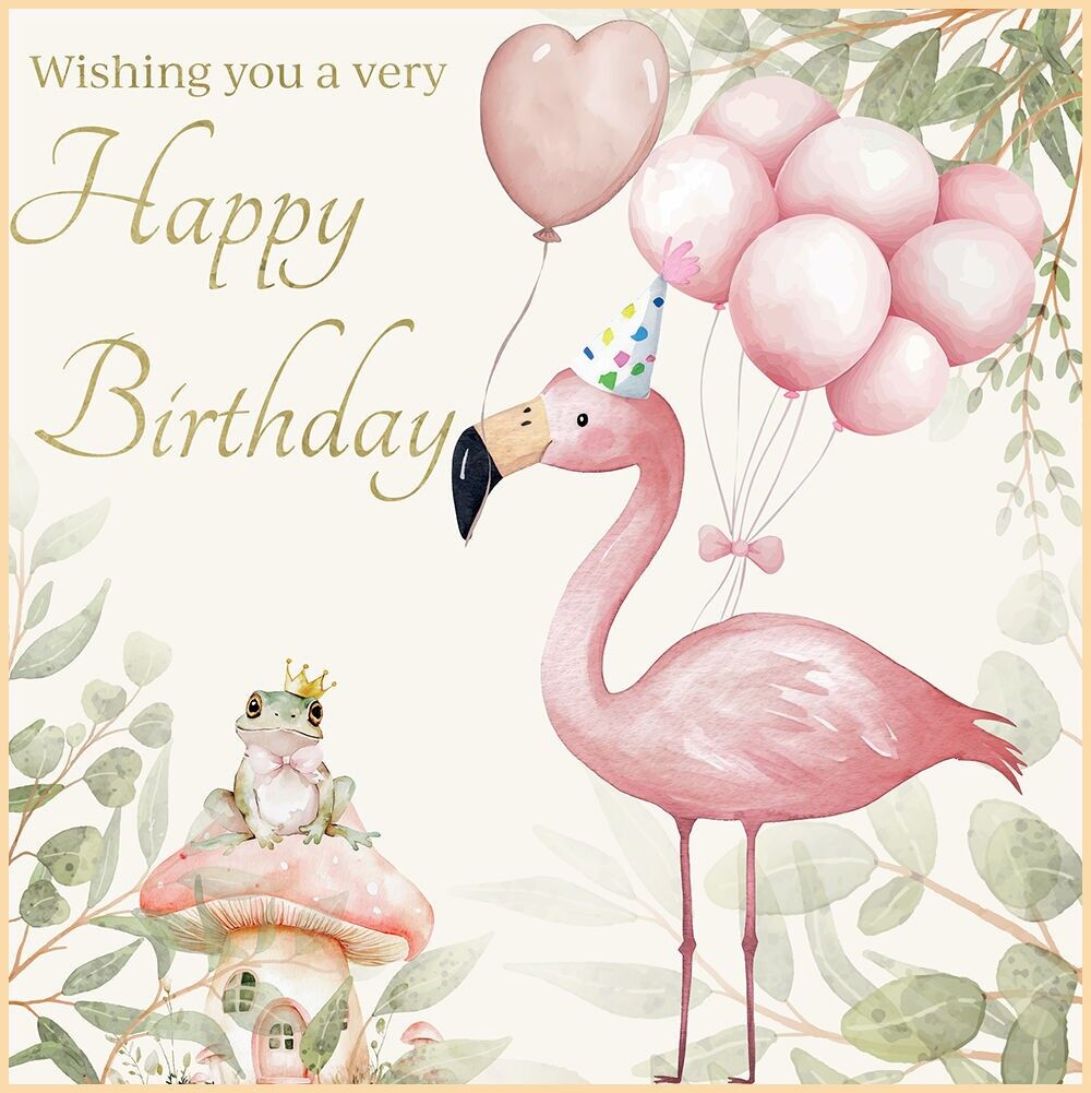 Piccoli tesori - Buon compleanno - Flamingo