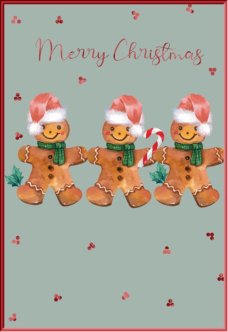 Buon Natale - gingerbrad Men