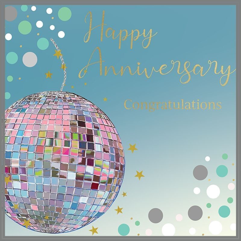 Buon anniversario - Glitter Ball