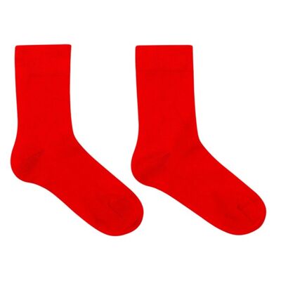 Bamboo socks Red 4Y - 6Y