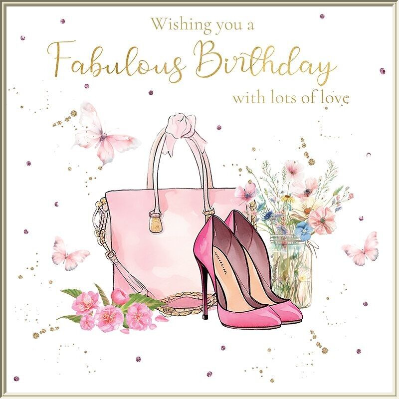 Desideri e sogni - Borsa e scarpe di buon compleanno