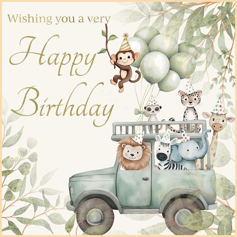 Piccoli tesori - Buon compleanno - Safari