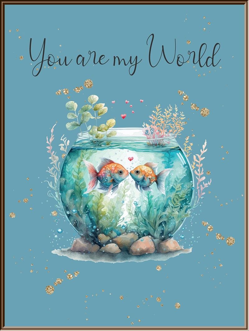 Du bist mein Wort-Fischglas