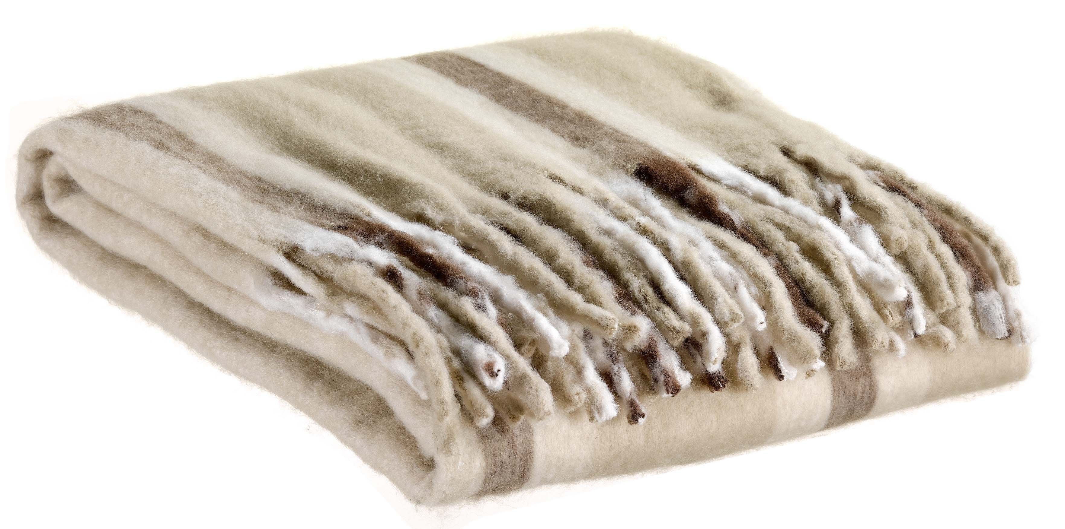 Isabel Plaid a righe riciclate Cloud 130 x 160