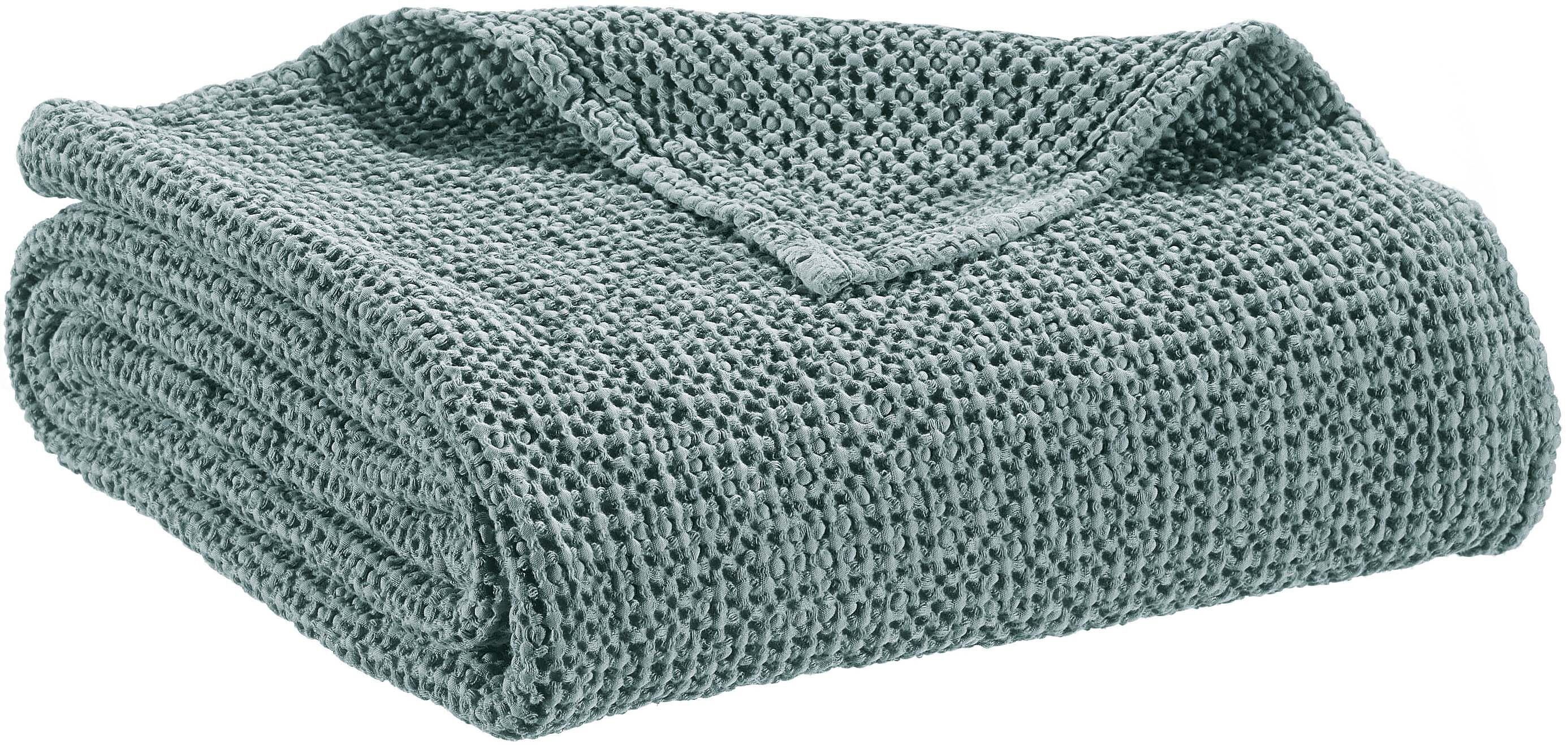 Plaid riciclato Maia Plomb 140 x 200