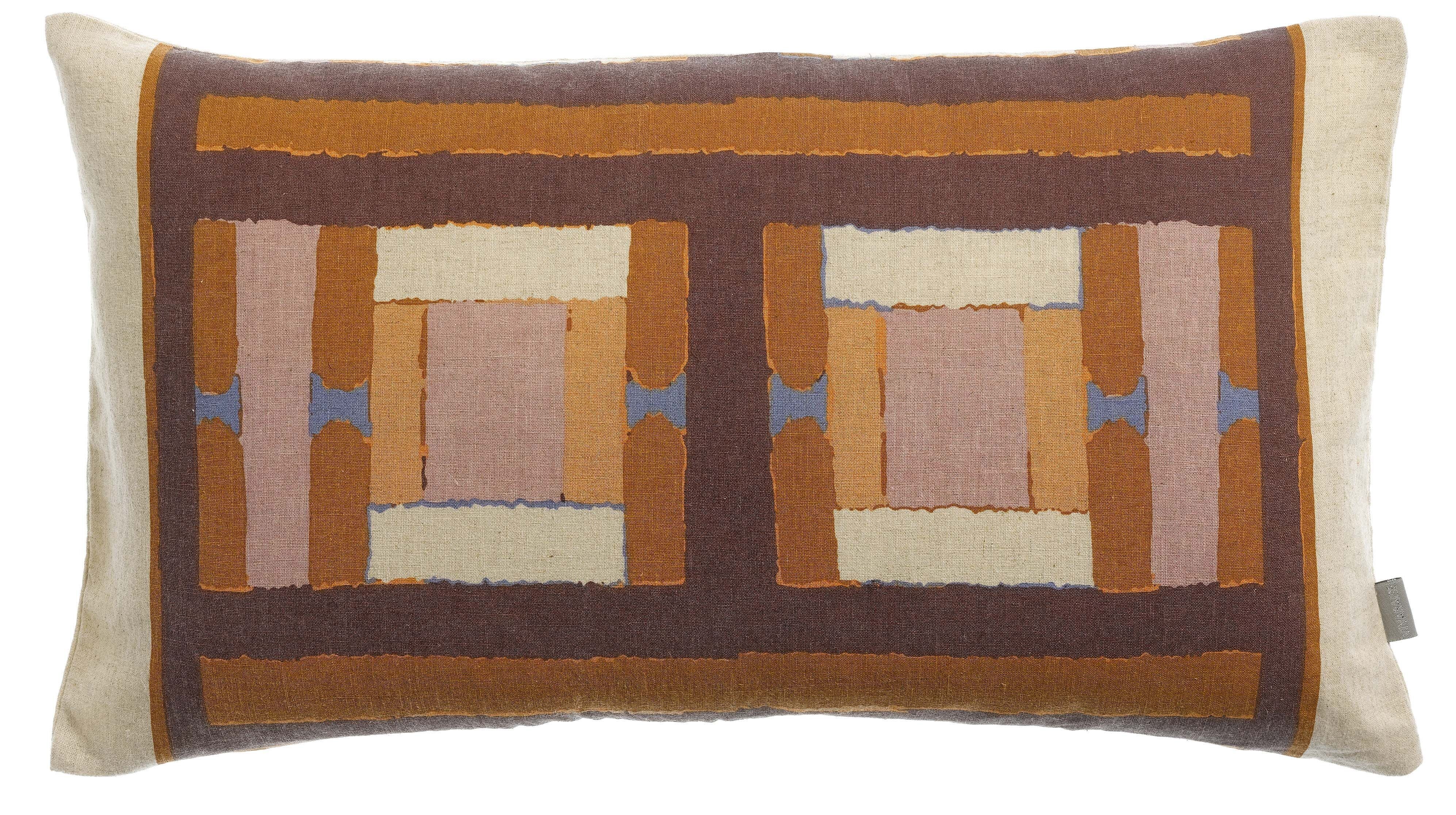 Taho Copper Printed Cushion 30 x 50