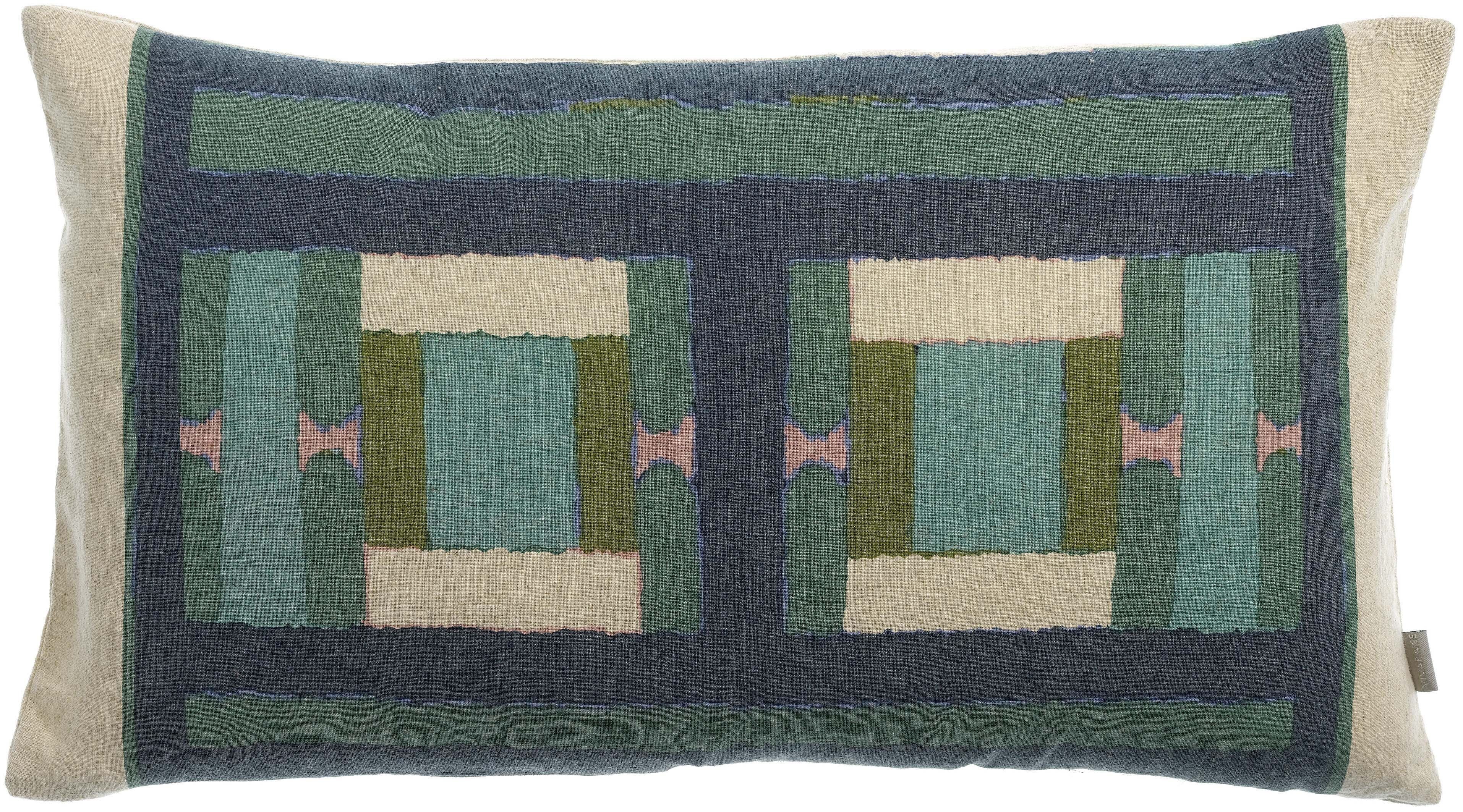 Taho Verdigris Printed Cushion 30 x 50