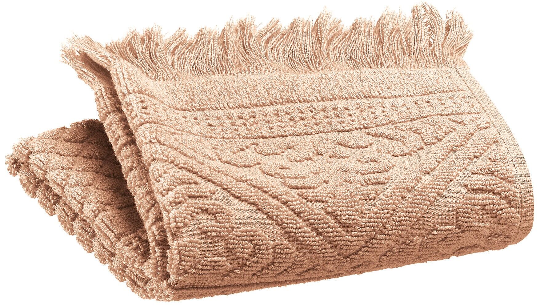 Asciugamano per ospiti Zoé Nocciola 30 x 50