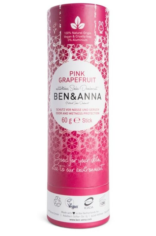 Papertube Deodorant Pink Grapefruit 60 gr