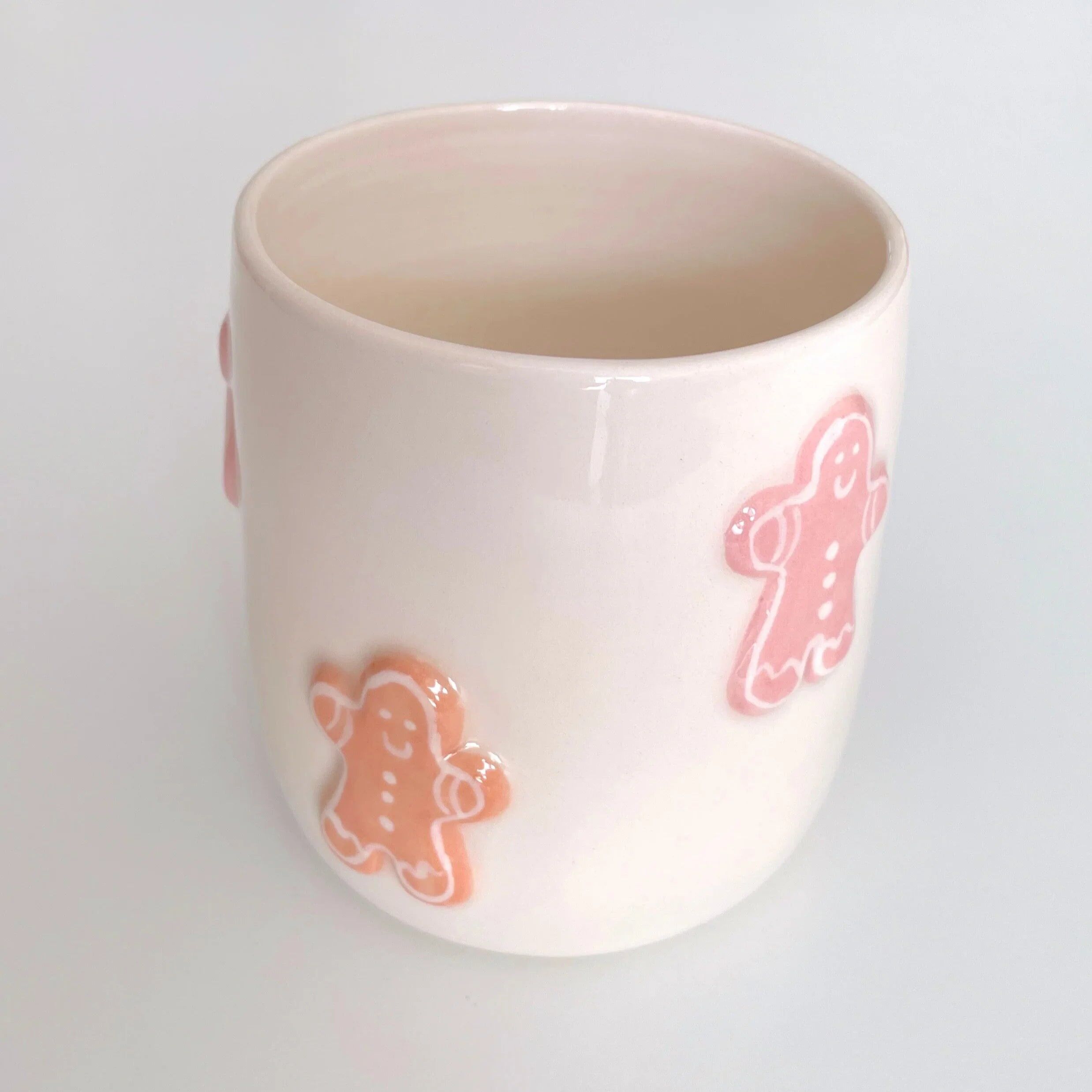Vaso Jolly Ginger con galletas de gengibre en relieve en colores pastel 250ml