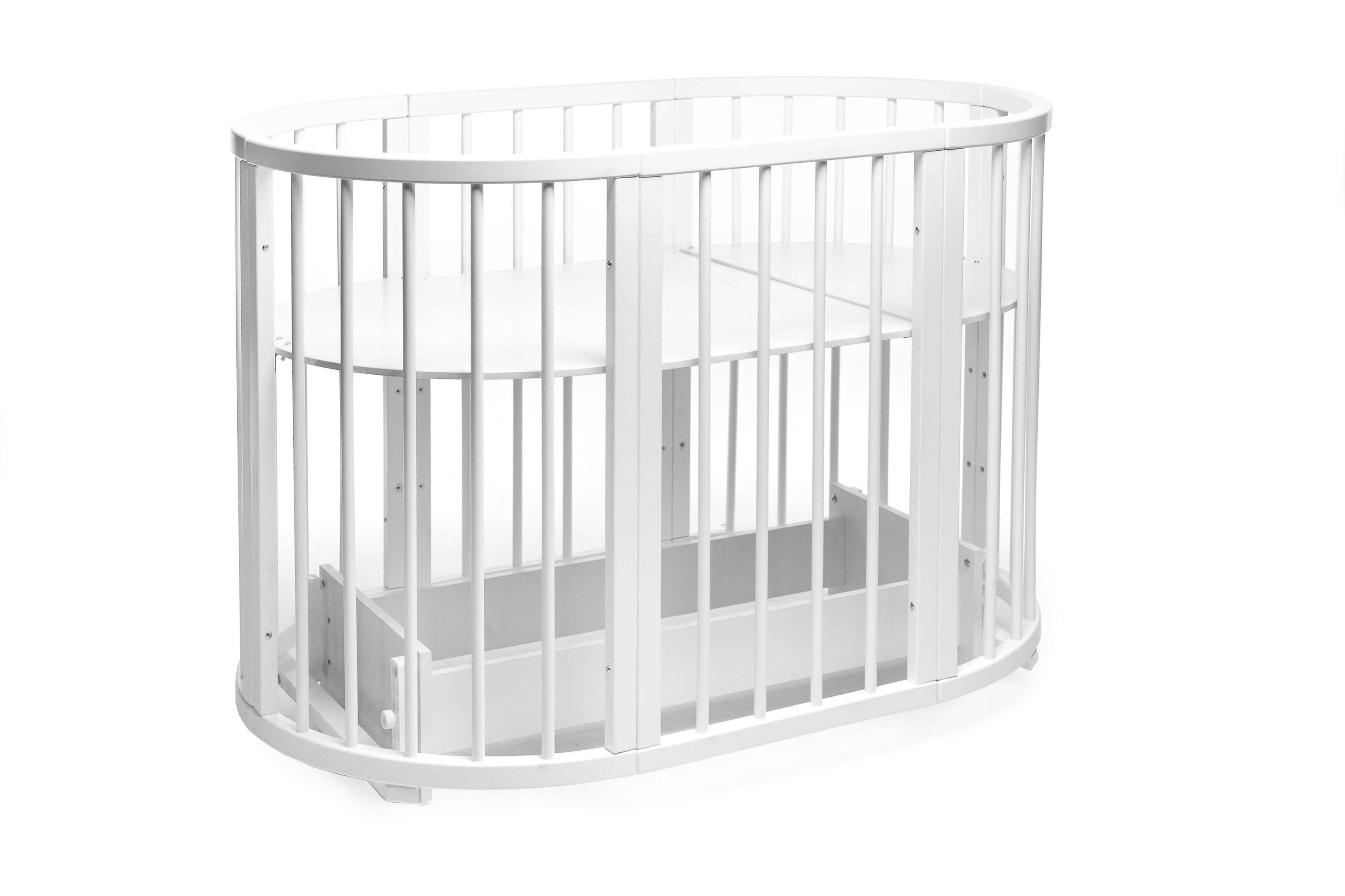 Lit bébé rond avec côté abaissable Elysia