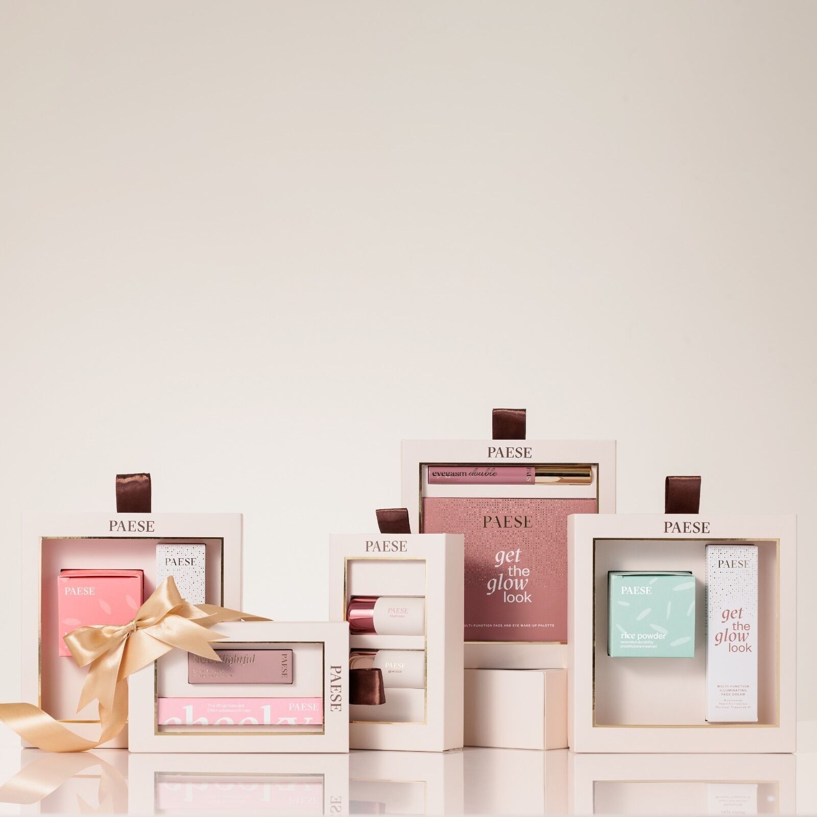 Idéal St Valentin - Coffret cadeau - (Noël / Anniversaire / Fêtes des mères) - Double Glow Look - 2 produits - PAESE