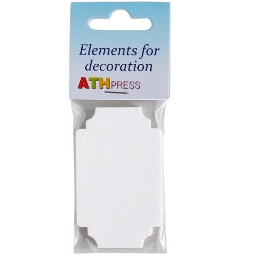 Chipboard Labels Gift Tags Blank TGCB10