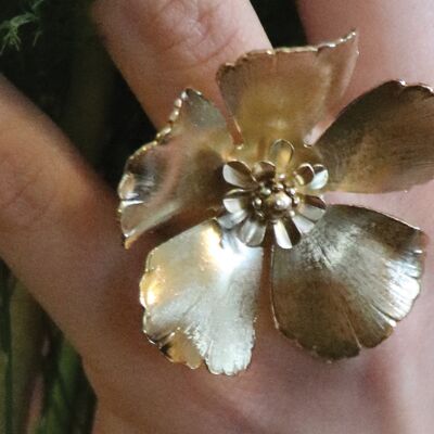 Flower ring (2) Anemone BOTANIKA