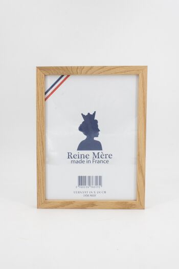 Cadre photo - Versant 18x24 cm - (made in France) en bois de Chêne et vitre en acrylique anti UV 1