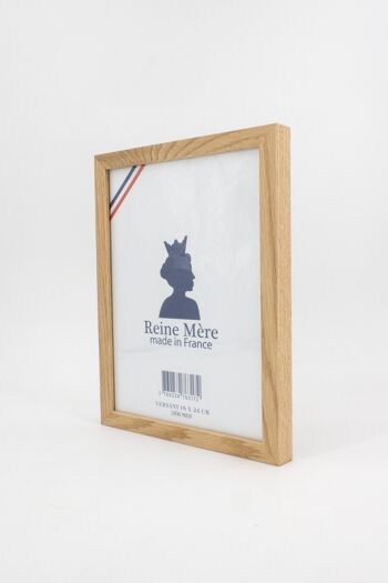 Cadre photo - Versant 18x24 cm - (made in France) en bois de Chêne et vitre en acrylique anti UV 2