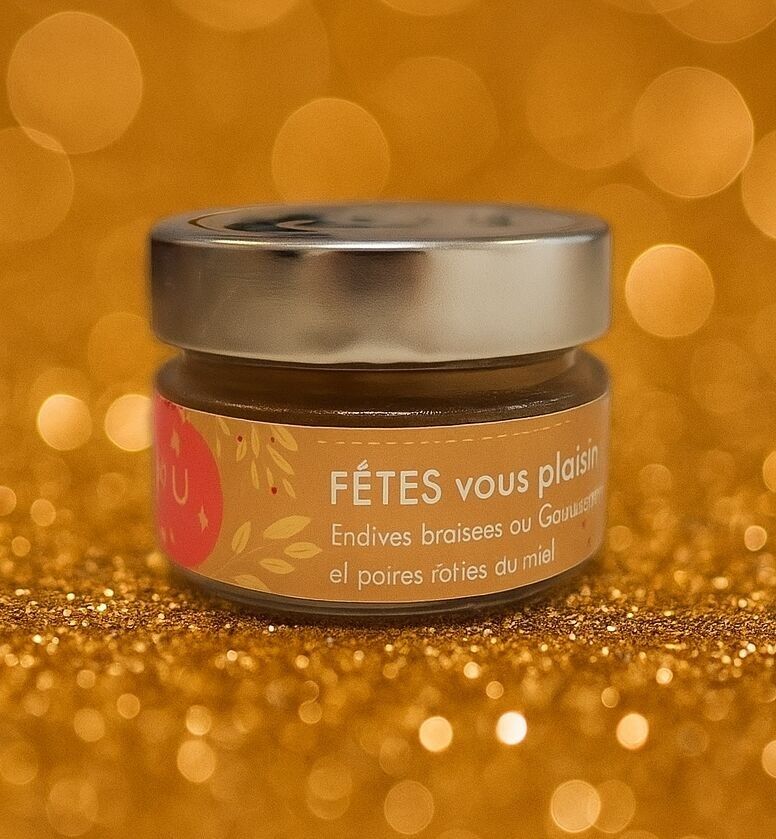 Edizione limitata per le feste - Regalati le FESTIVITÀ!Indivia brasata con Gewürztraminer e pere arrostite al miele - 100 g