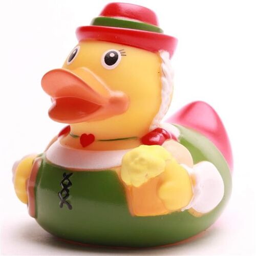 Badeente Bayerin - Gummiente