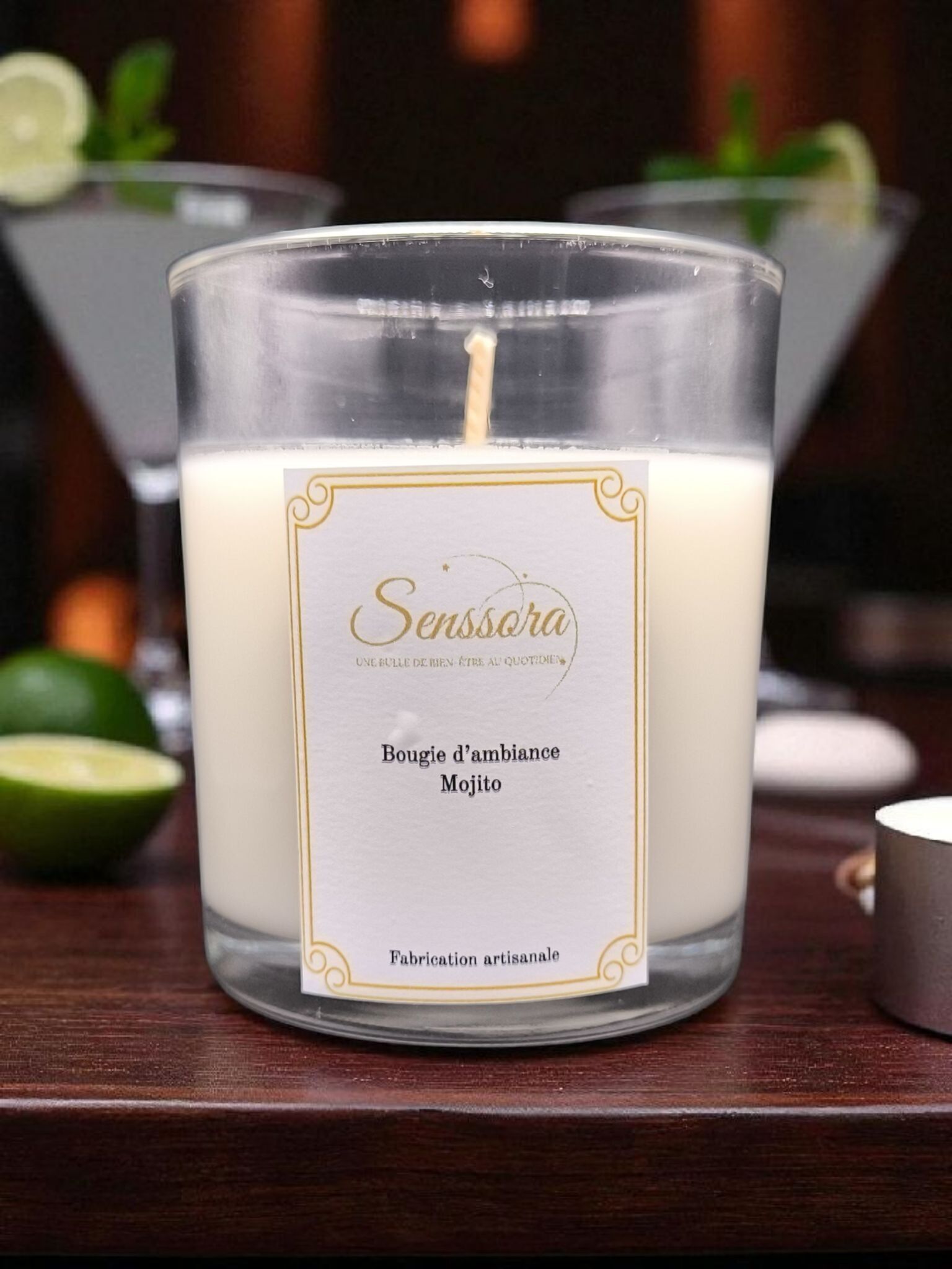 Mojito Artisan Candle – Prickelnde Frische & Sommerstimmung