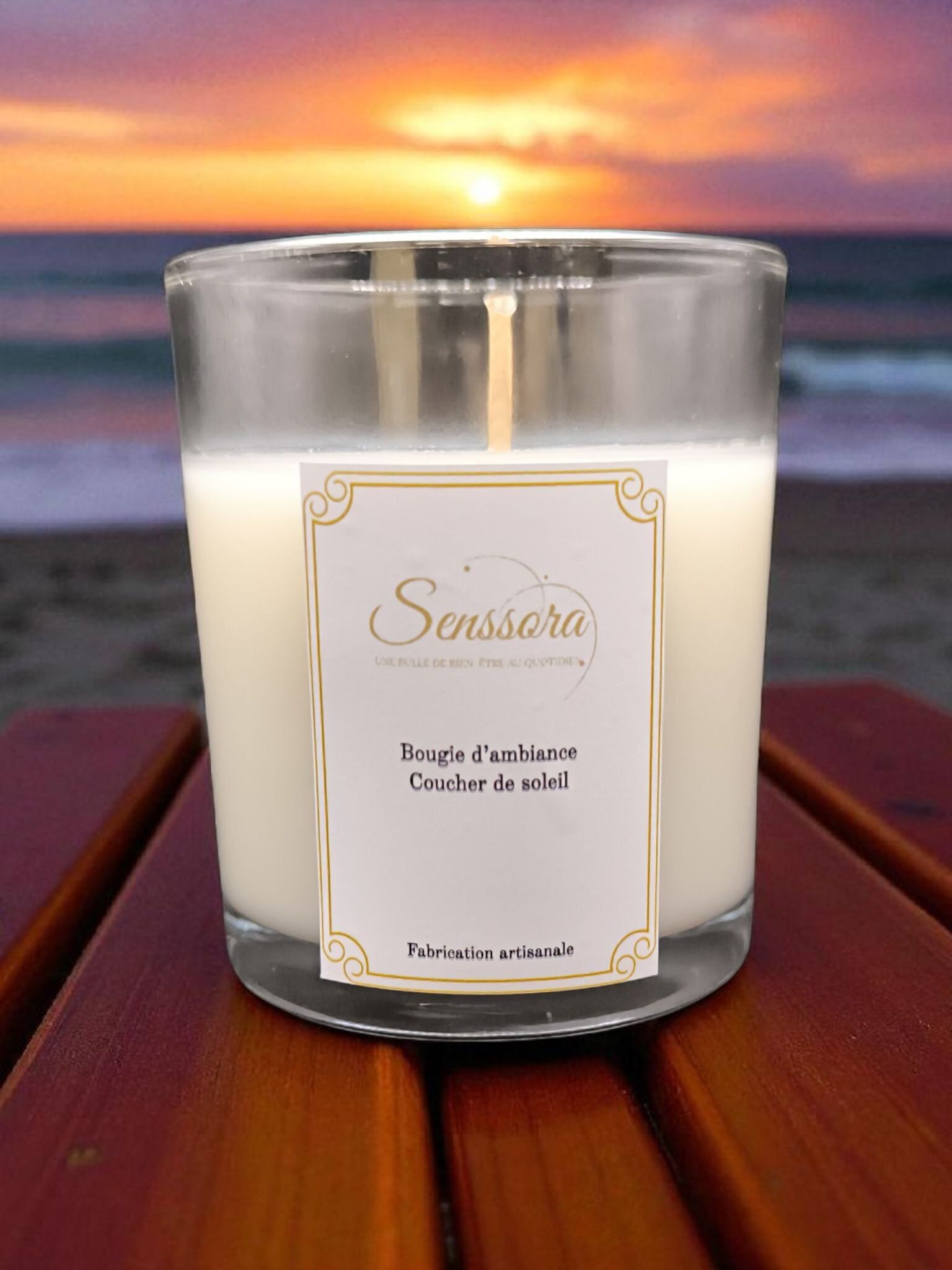 Sunset Artisan Candle – Fruchtige Wärme & Sommerflucht