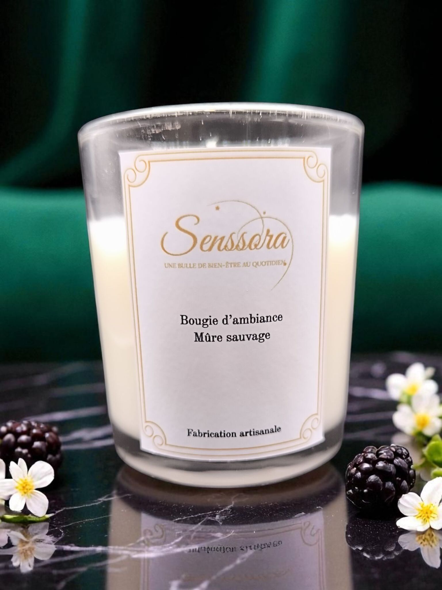 Wild Blackberry Artisan Candle – Intensive Fruchtigkeit und holzige Süße