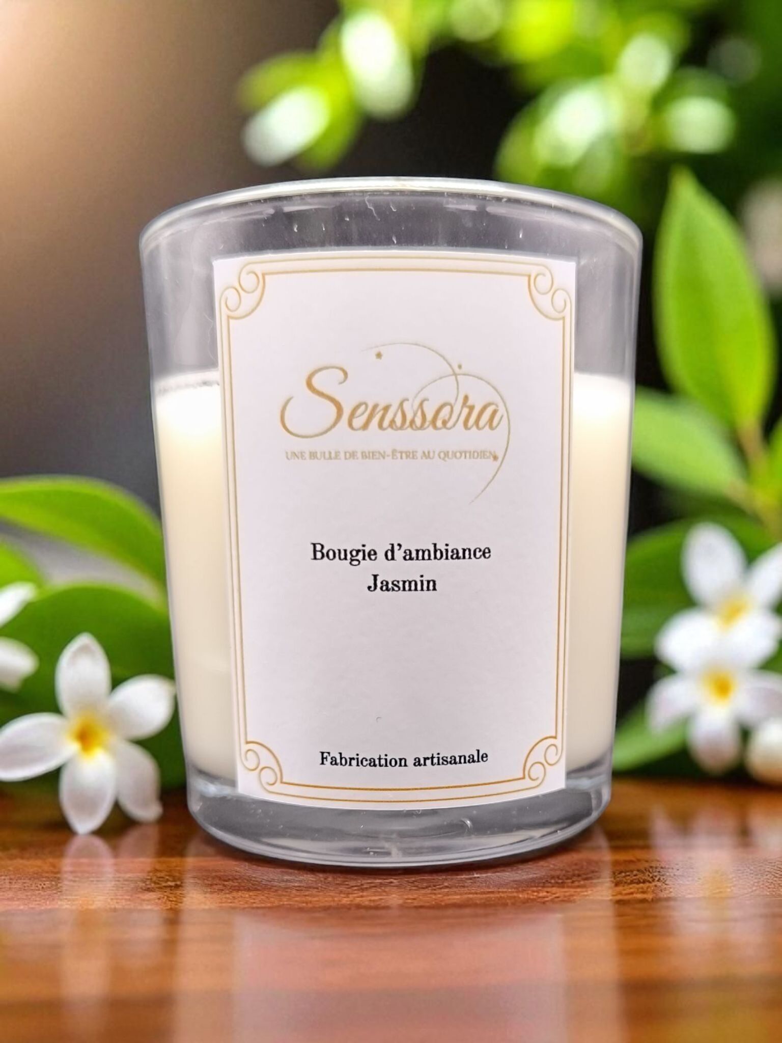 Handgemachte Jasminkerze – Blumige Eleganz aus Grasse