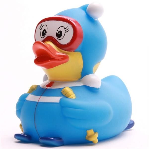 Skihaserl rubber duck blue - rubber duck