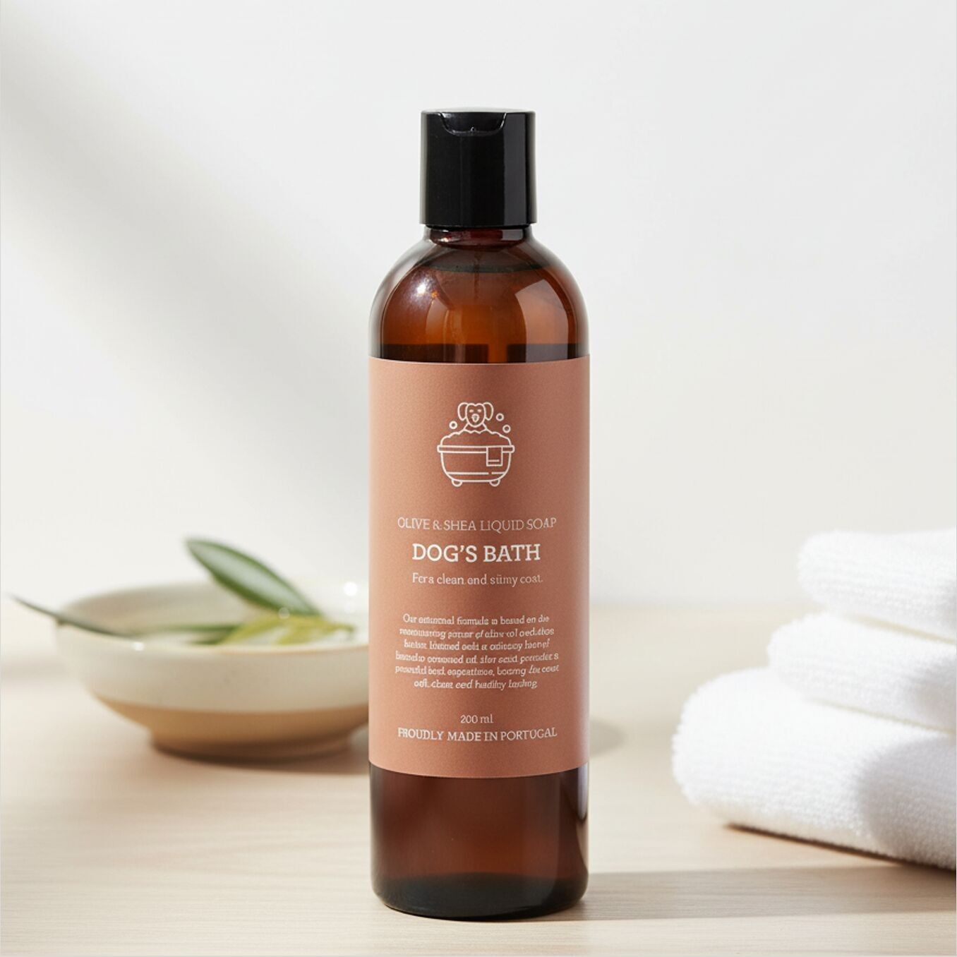 Bain pour chien Generosa – Savon liquide olive et karité 200 ml