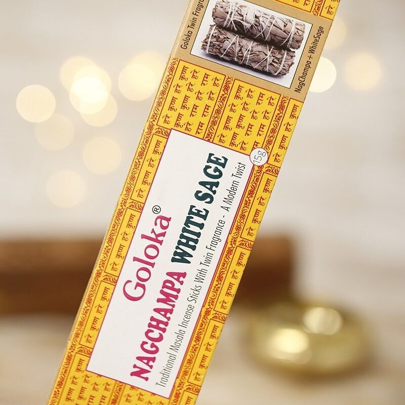 Salvia blanca Nag Champa - Goloka serie Twin