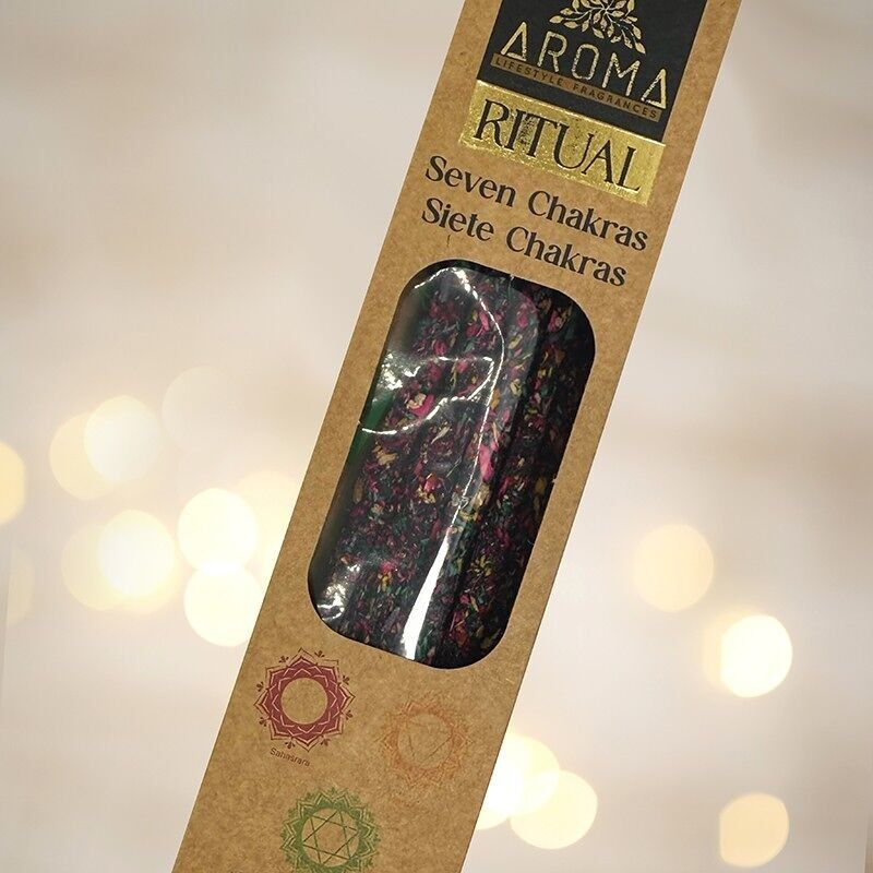 7 Chakras - 12 uds Incienso Ritual Aroma