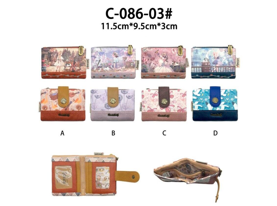 Süße Candy Doll Geldbörse mit Kartenfach