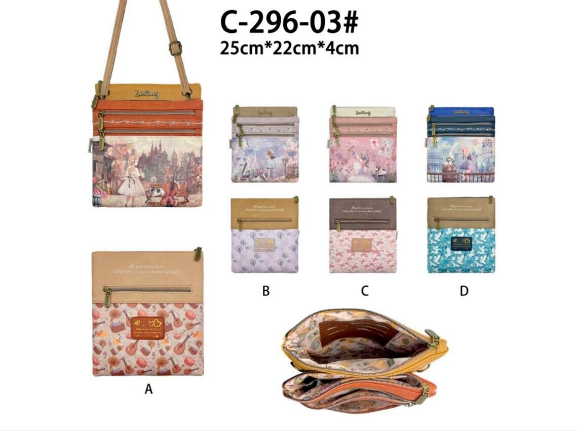 Süße Candy Doll Umhängetasche mit 4 Taschen