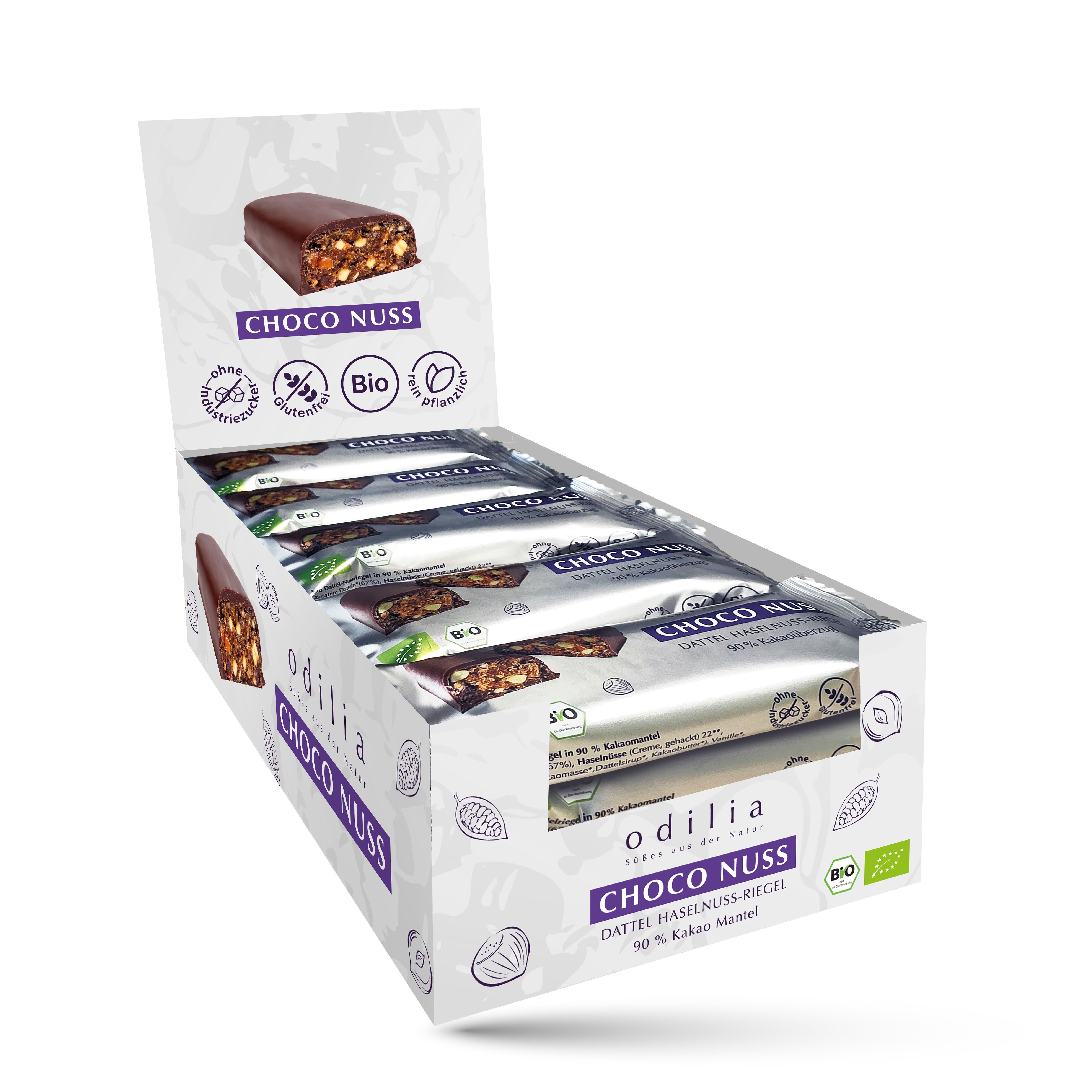 Barrette di datteri e nocciole biologiche Choko Nut