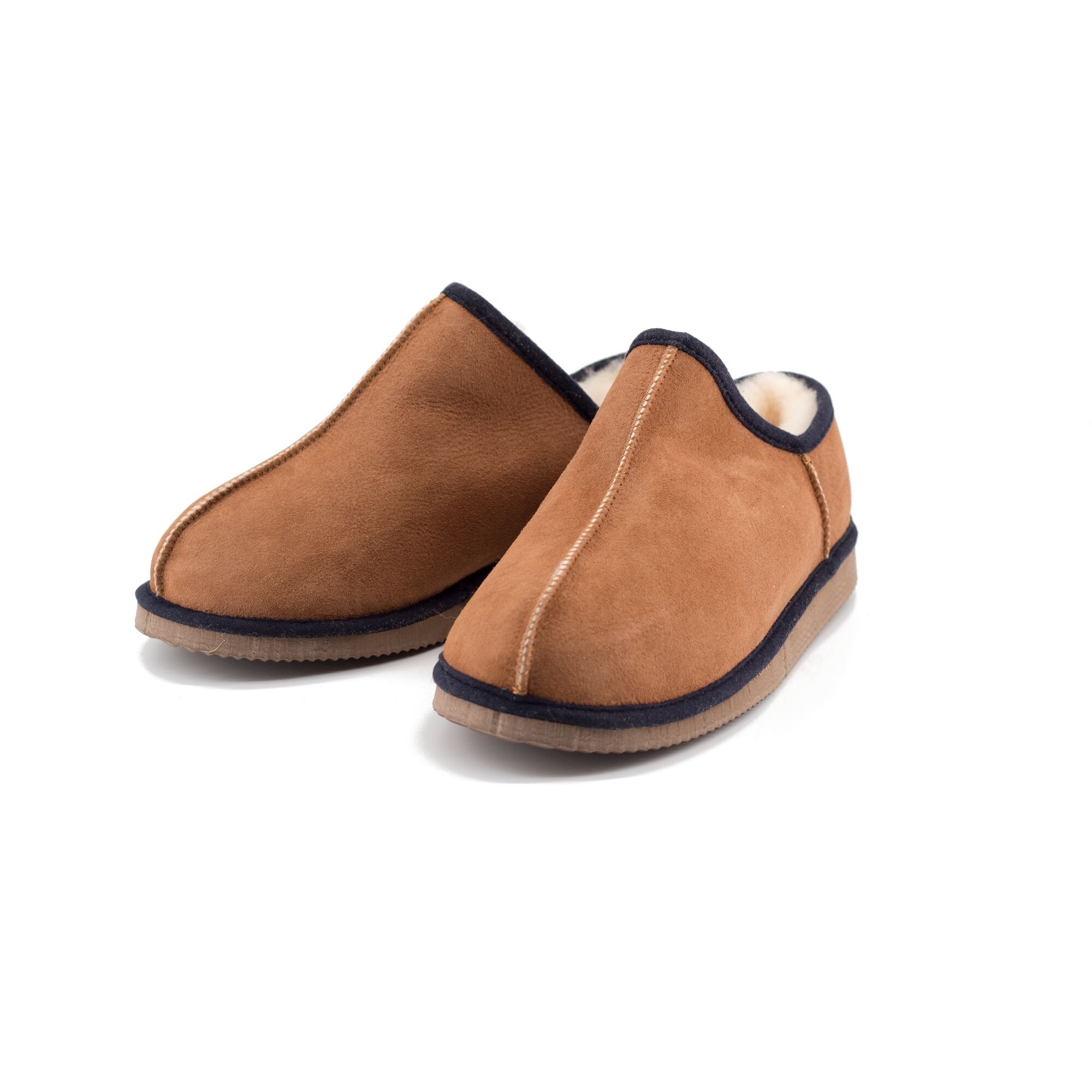 Sheepskin-lined clogs