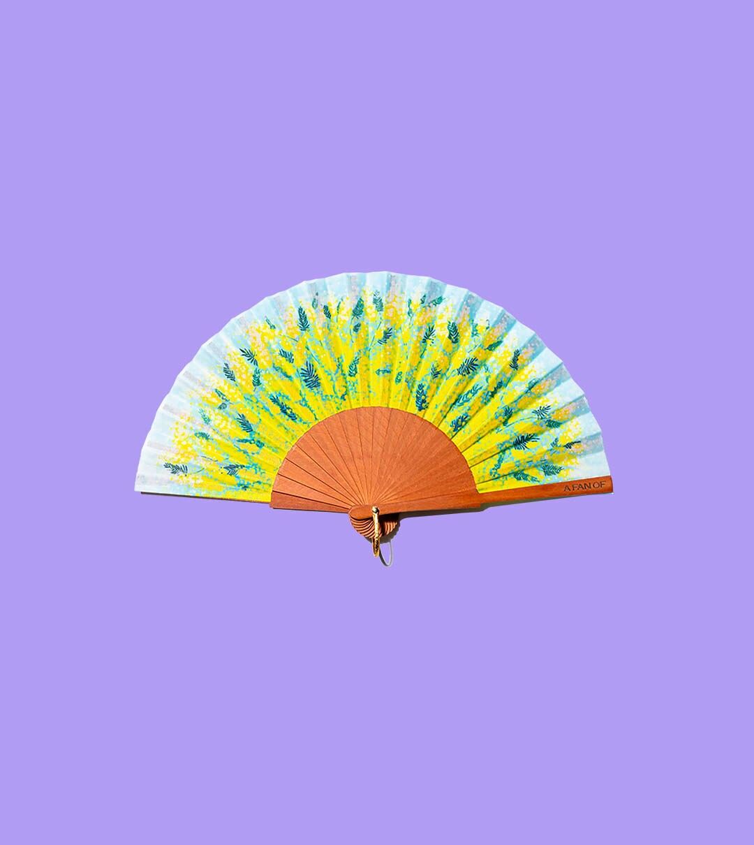 MAGIC MIMOSA Ventaglio - 19 cm - Giallo, Blu