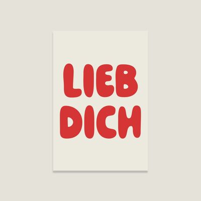 Postcard 'Love you'