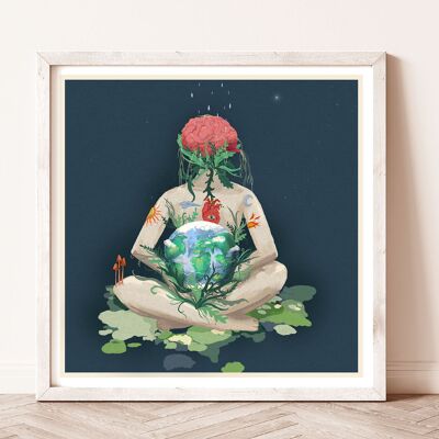 GICLÉE PRINT SQUARE  | We are Nature