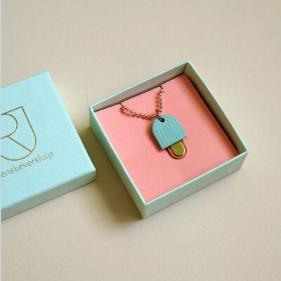 collar de porcelana Gelato ~ menta
