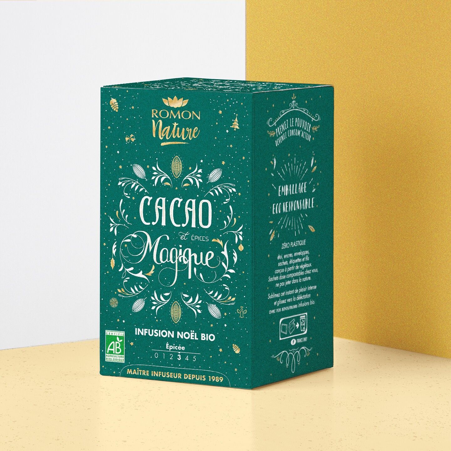 Infuso di Natale al cacao magico biologico*