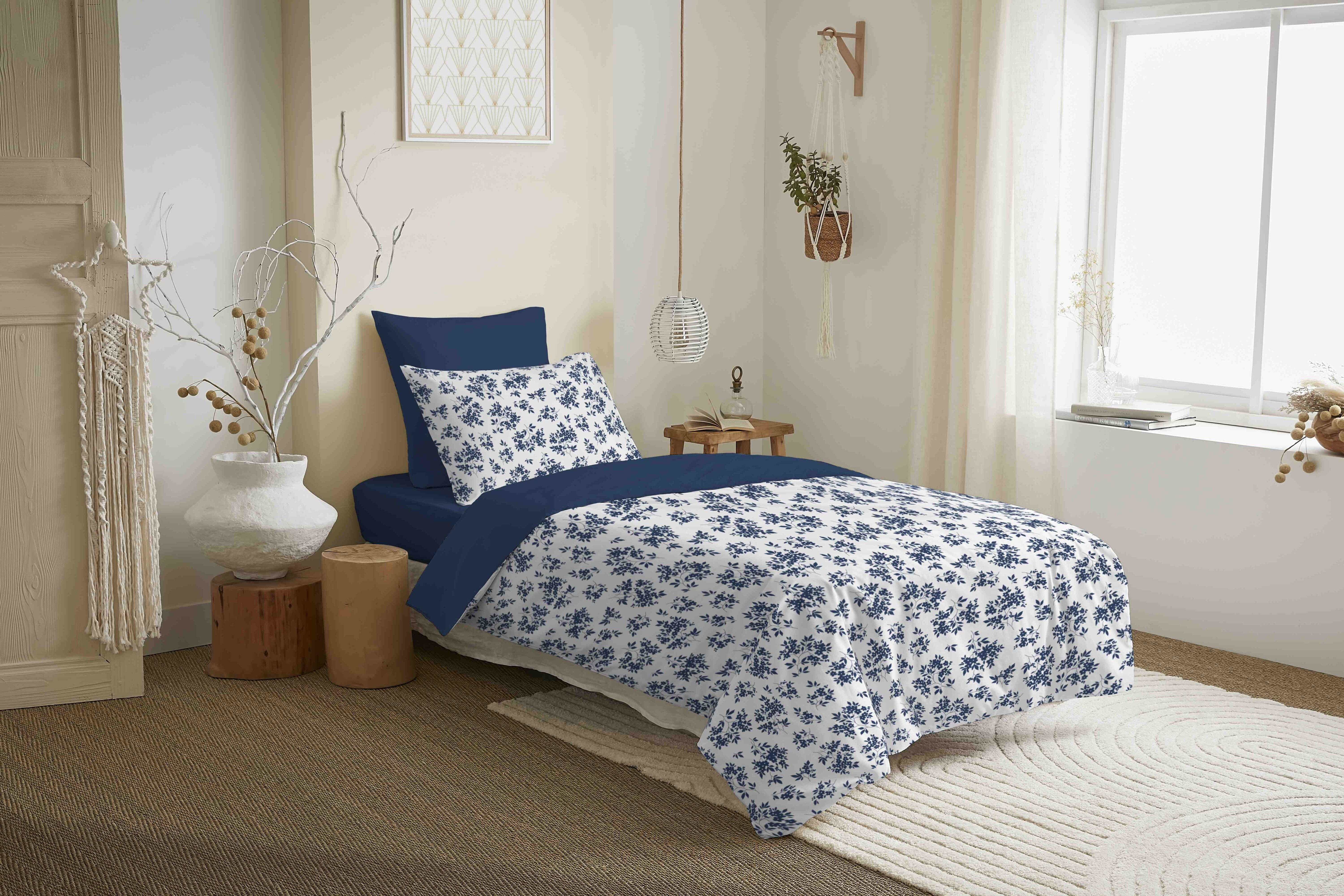 Komplettpaket mit 4 Wendebettbezügen „Vanessa“ für ein 90 x 190 cm großes Bett