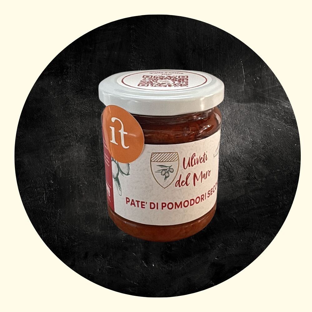 Paté de tomate seco en tarro - 170 g
