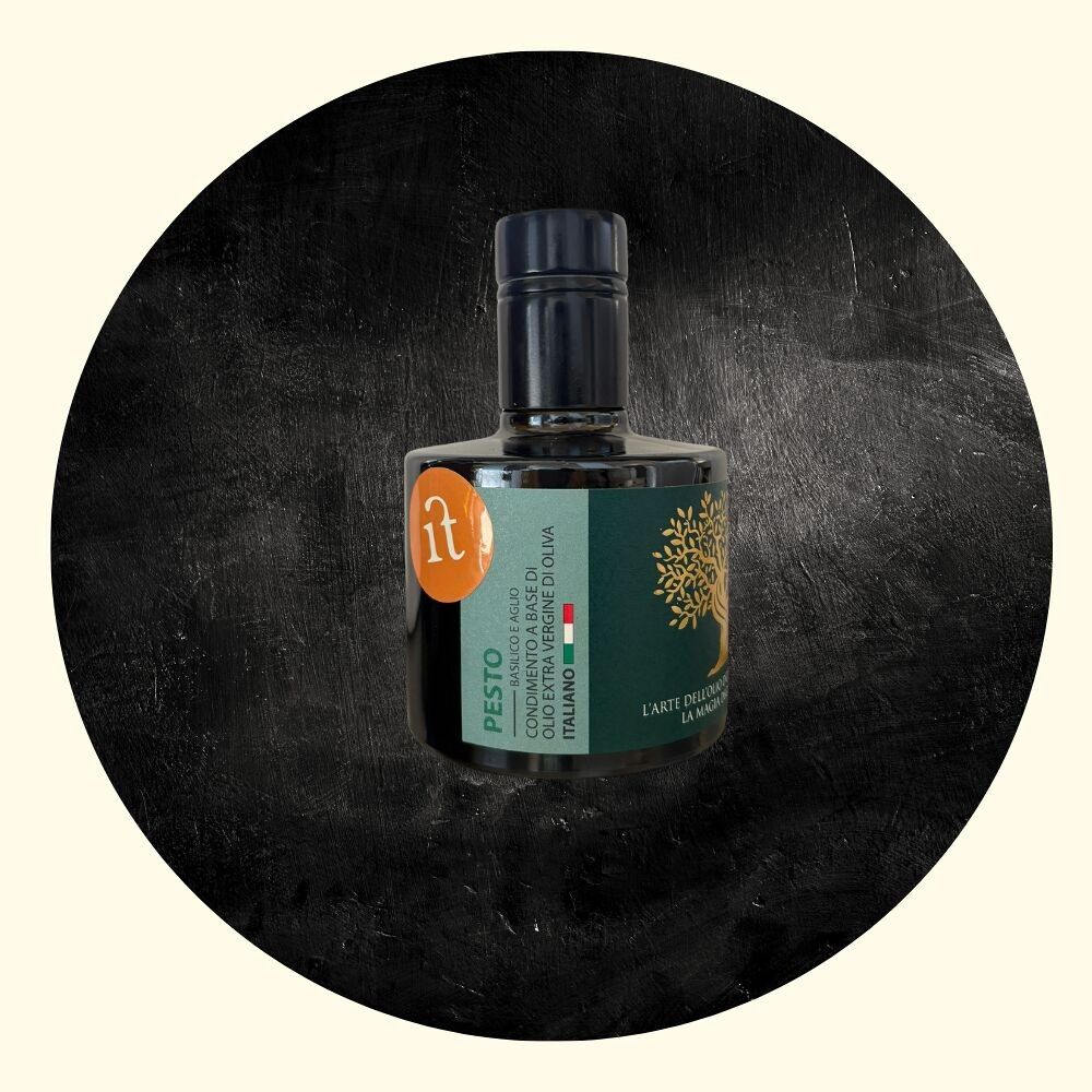 Aderezo de pesto 100% a base de aceite de oliva – 250 ml