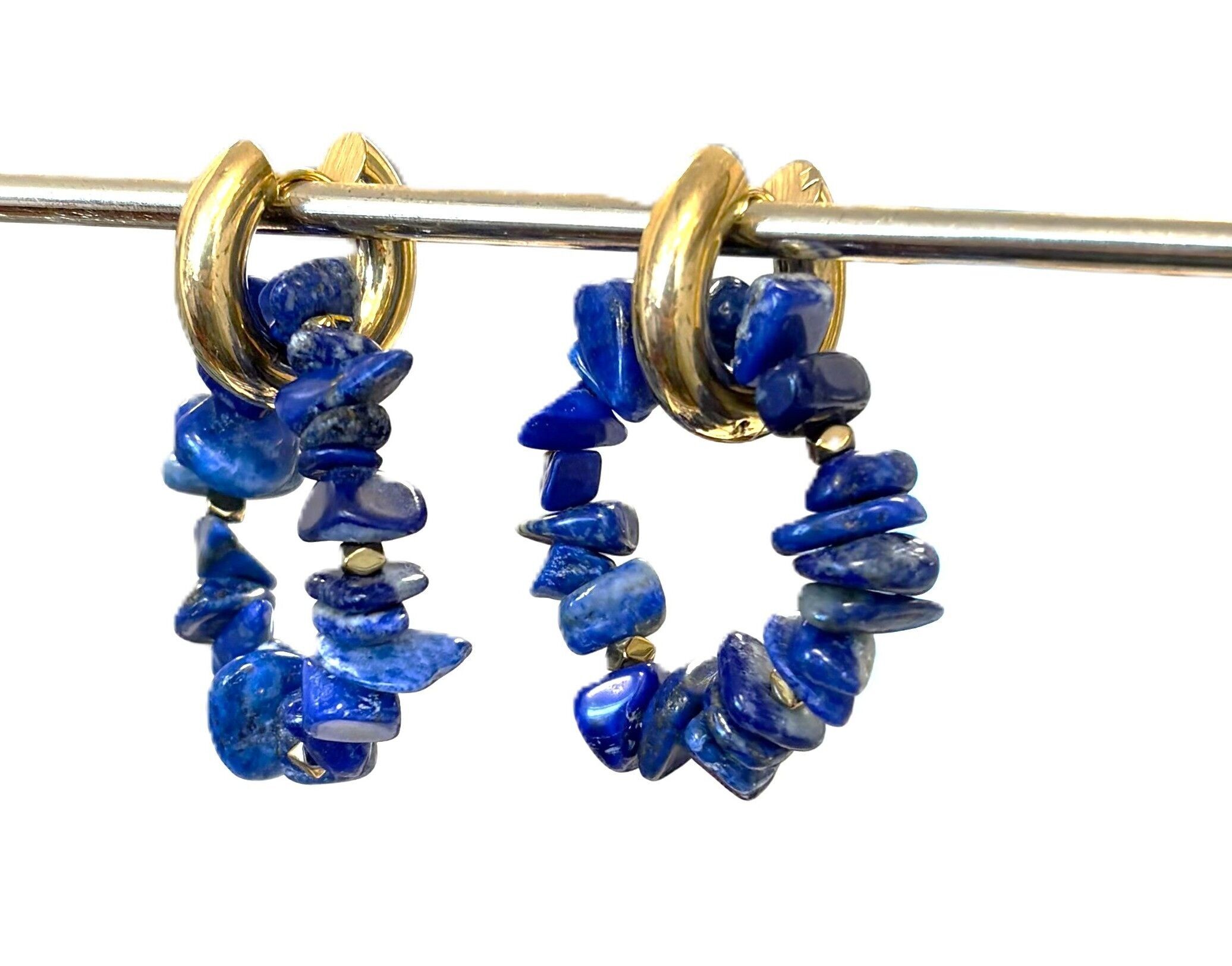 Orecchini in lapislazzuli e pietre preziose