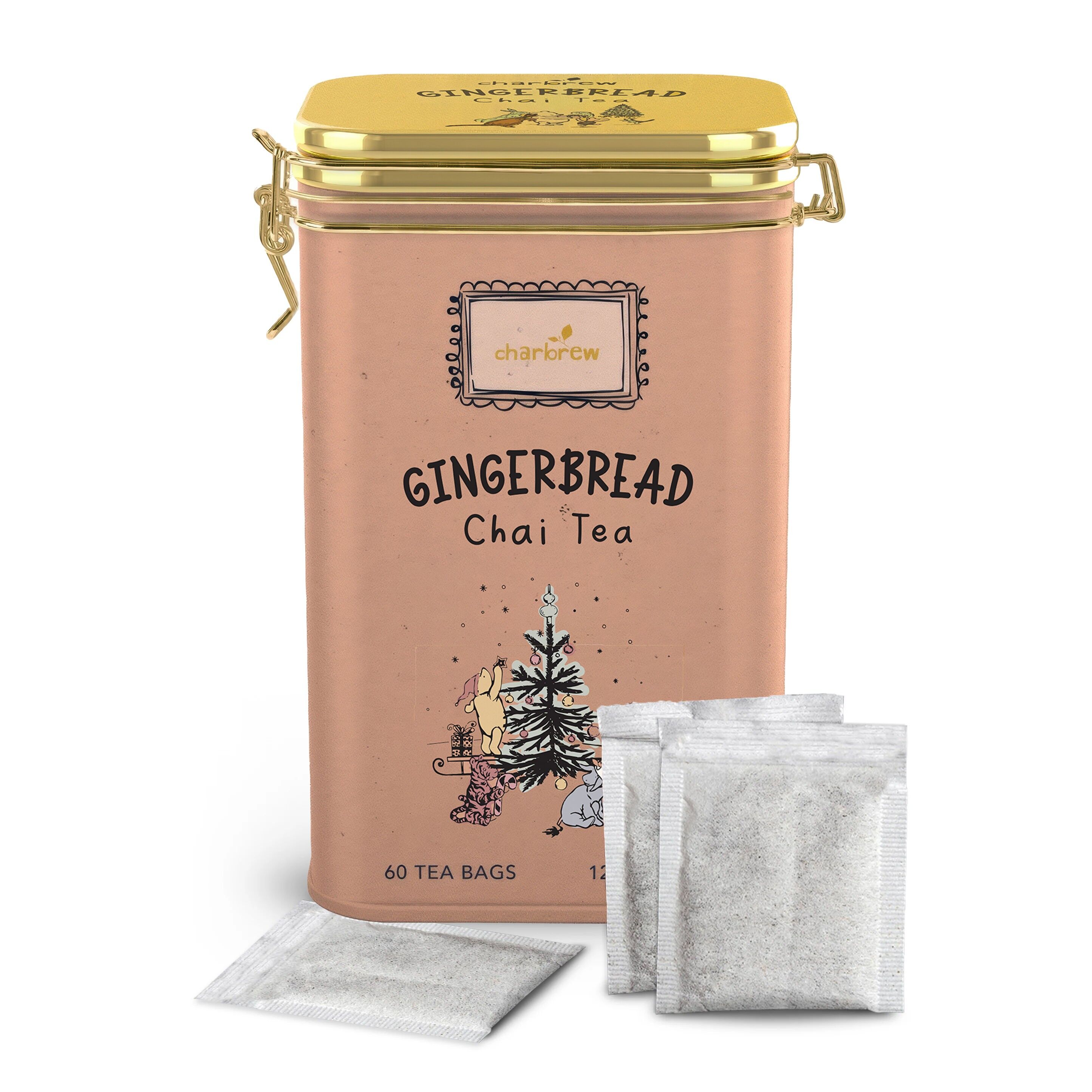 Scatola da tè Gingerbread Chai Winnie - 60 bustine di tè