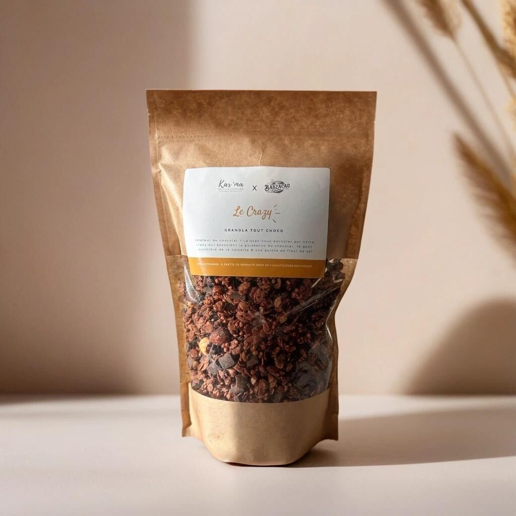 LA PAZZA Granola al cioccolato con Fleur de Sel e Nocciole