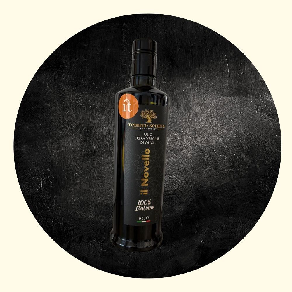 Aceite de oliva kosher Novello 100% italiano - 0,5 lt