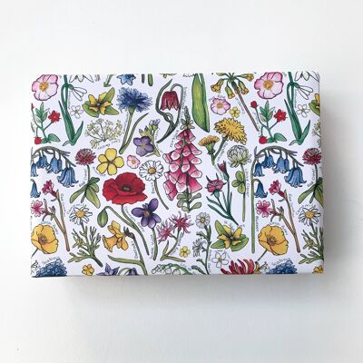 Fogli di carta da regalo Wildflowers of Britain